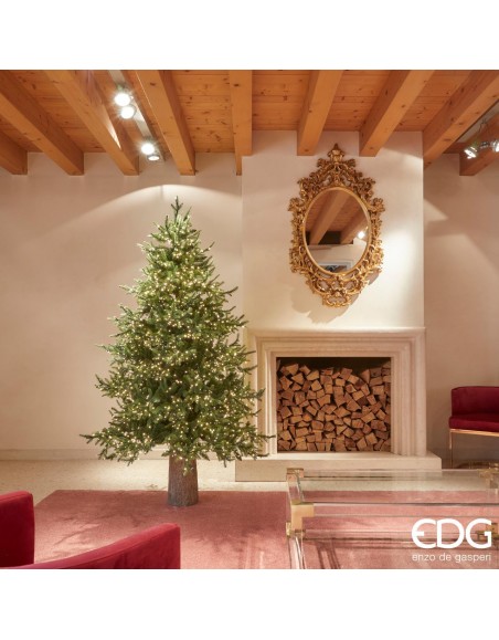 EDG Enzo de Gasperi Albero di Natale Pino Luxury 180 cm con 3000 mini led  D136